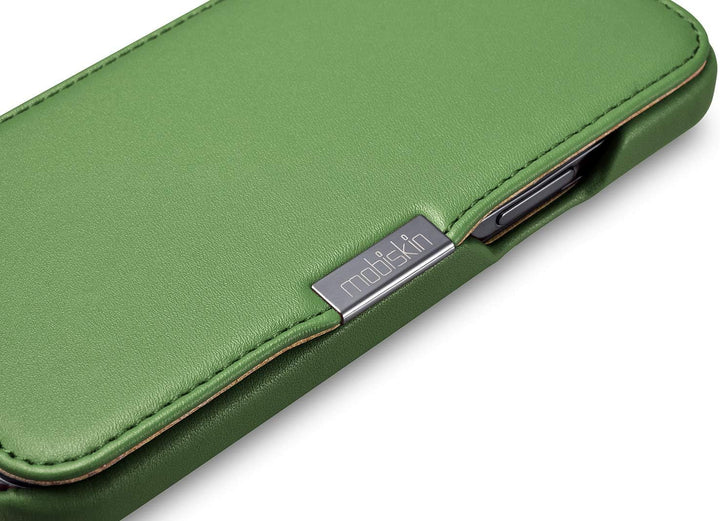 Mobiskin Hülle kompatibel mit Apple iPhone 12 PRO MAX (6,7 Zoll), Handyhülle mit echtem Leder, Case,