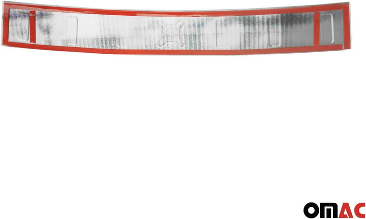 Ladekantenschutz kompatibel mit Jeep Renegade 2015-2023 Dark Chrom Stossstange Edelstahl 1x