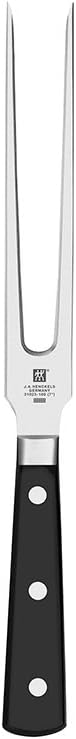 ZWILLING Pro Messer-Set, 2-tlg. mit Messer und Gabel, Edelstahl, Schwarz