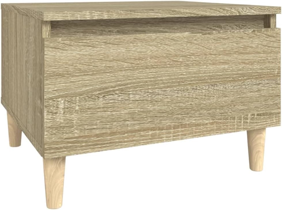 FIRBNUS Beistelltisch Sonoma-Eiche 50x46x35 cm Beistelltisch mit Schublade Beistelltisch Wohnzimmer