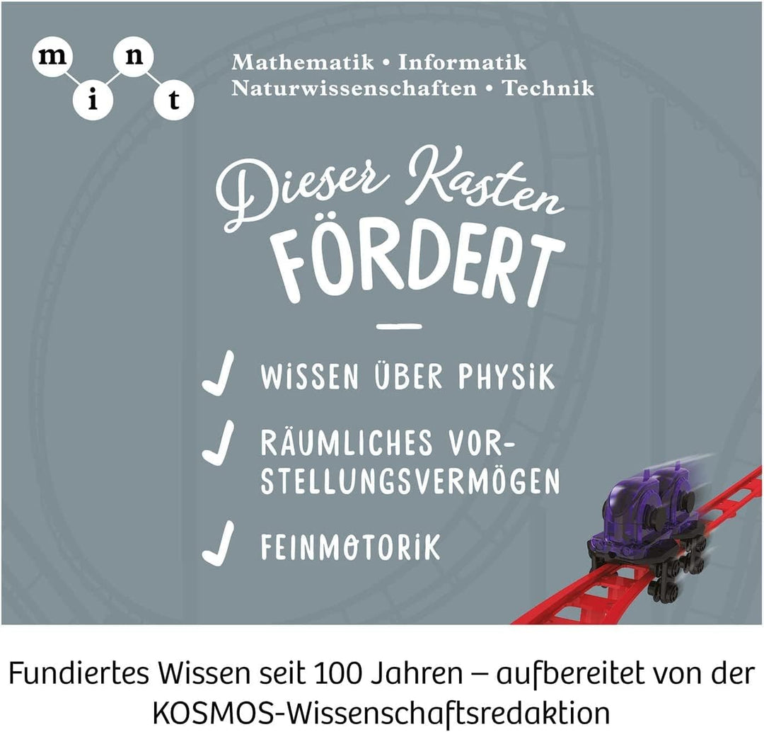 Kosmos 621032 Roller Coaster-Konstruktion, Schnelle Experimente mit der Schwerkraft, Achterbahn Baue