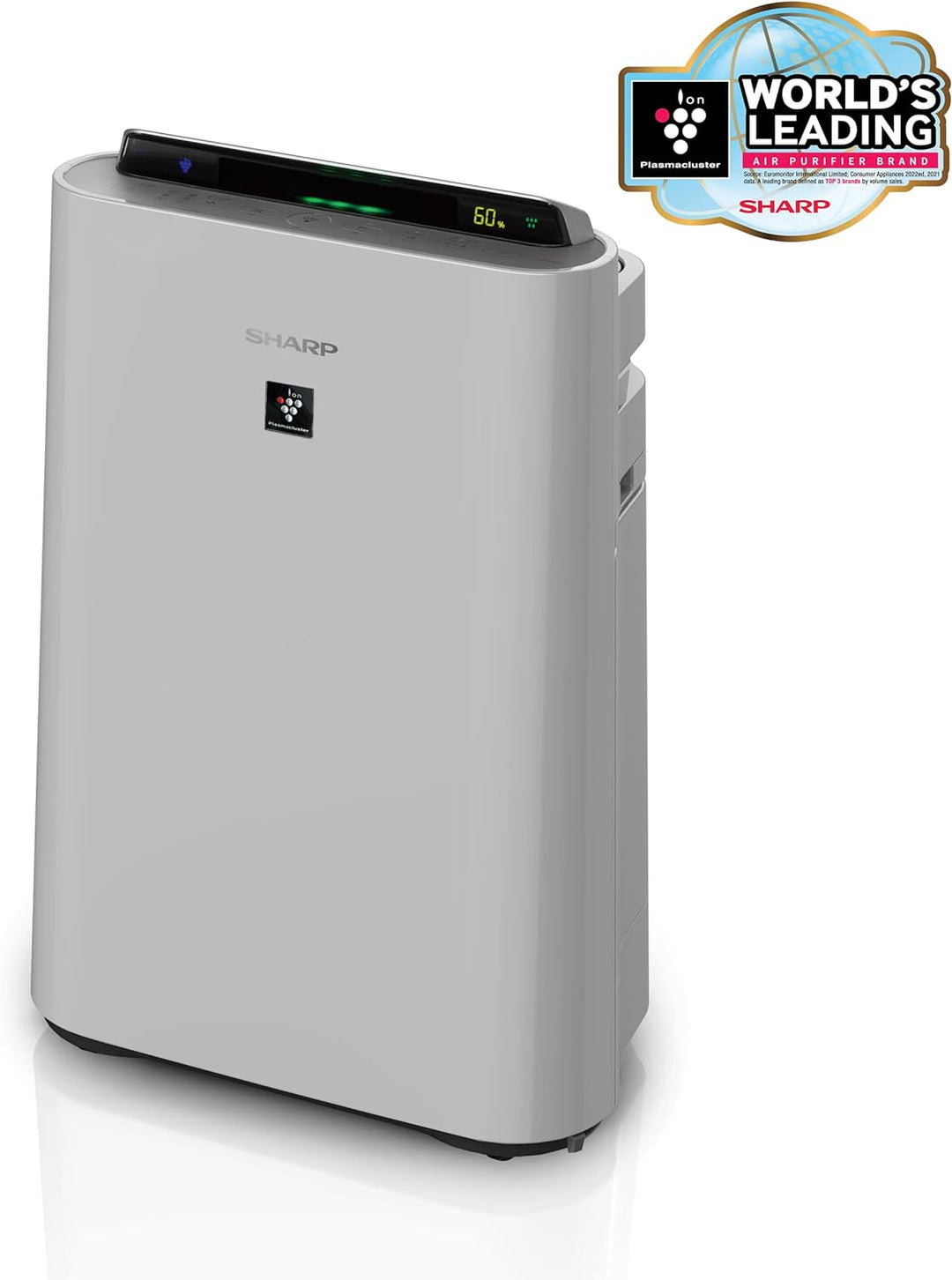 SHARP UA-HD60E-L Luftreiniger (mit Befeuchtungsfunktion, Verbesserung der Luftqualität, Ideal für Al