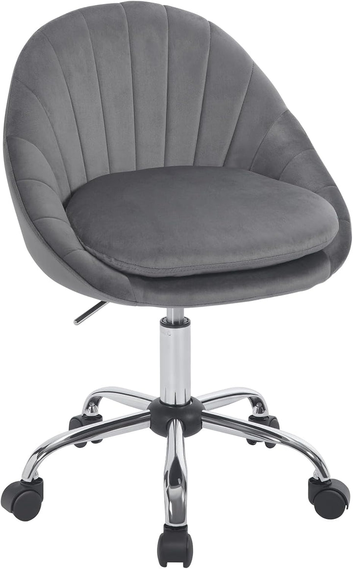 WOLTU Homeoffice Stuhl, Bürostuhl ergonomisch, Schminkstuhl drehbar, Drehstuhl mit Rollen, Schreibti