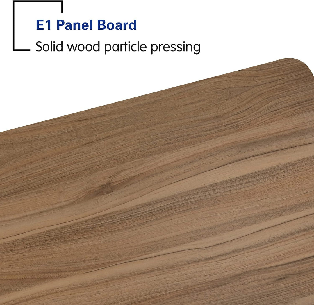 soges Laptoptisch höhenverstellbarer Beistelltisch mit Rollen, 80x40cm PC Tisch Notebook Sofatisch L