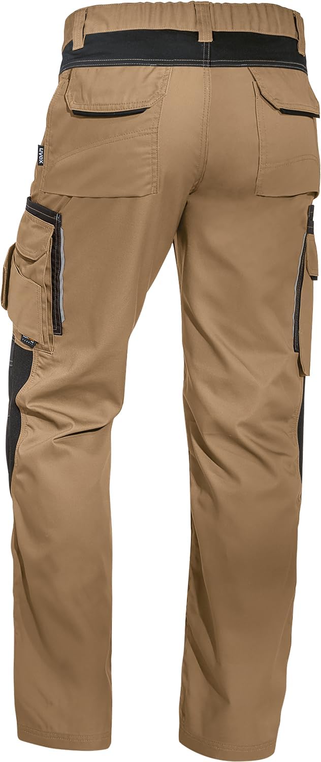 uvex Tune-up Herren-Arbeitshose lang - Männer-Arbeitshosen mit Stretch-Bund - Bundhose mit Kniepolst