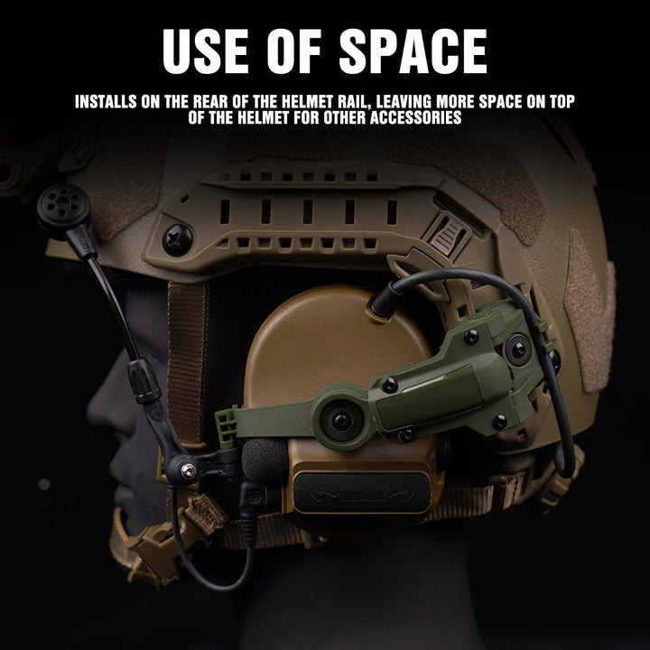 Schnellhelm ARC Rail Adapter COMTAC3 Taktische Tonabnehmer Headset Suspension Kopfhörer Halterung Mu