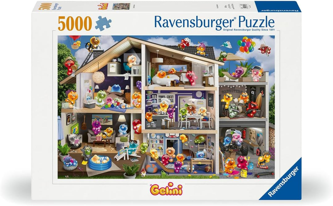 Ravensburger Puzzle 17434 - Gelini Puppenhaus - 5000 Teile Puzzle für Erwachsene und Kinder ab 14 Ja