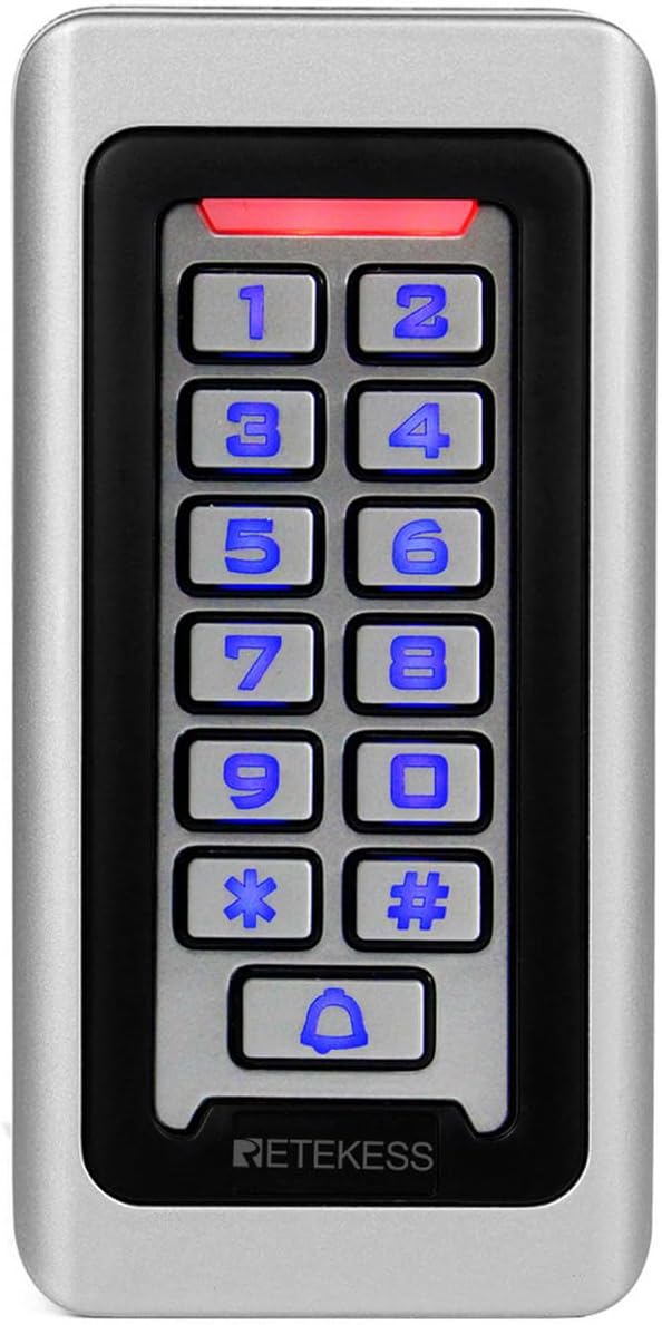 Retekess T-AC03 Codeschloss Türöffner, Codeschloss Garagentor, Wasserdichte RFID IP68, Zutrittskontr
