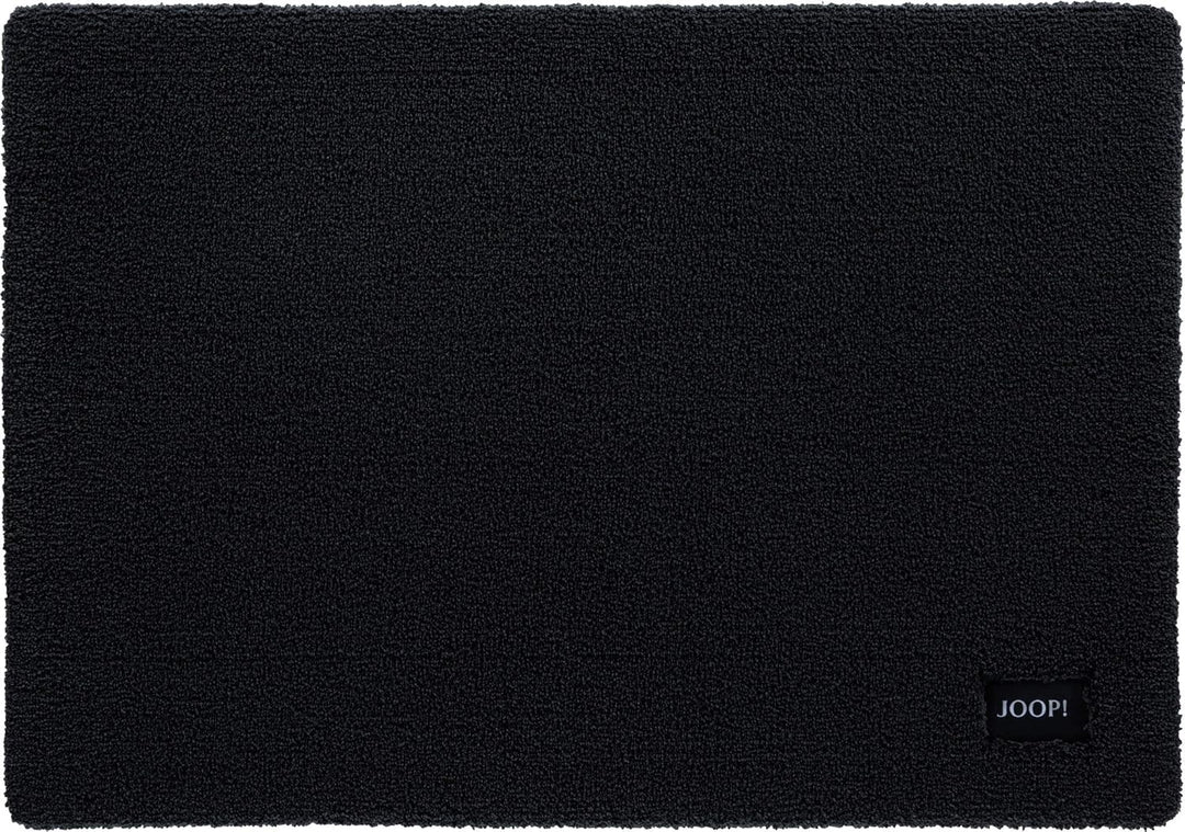 Joop! Badteppiche Basic schwarz - 015 50x60 cm, 50x60 cm