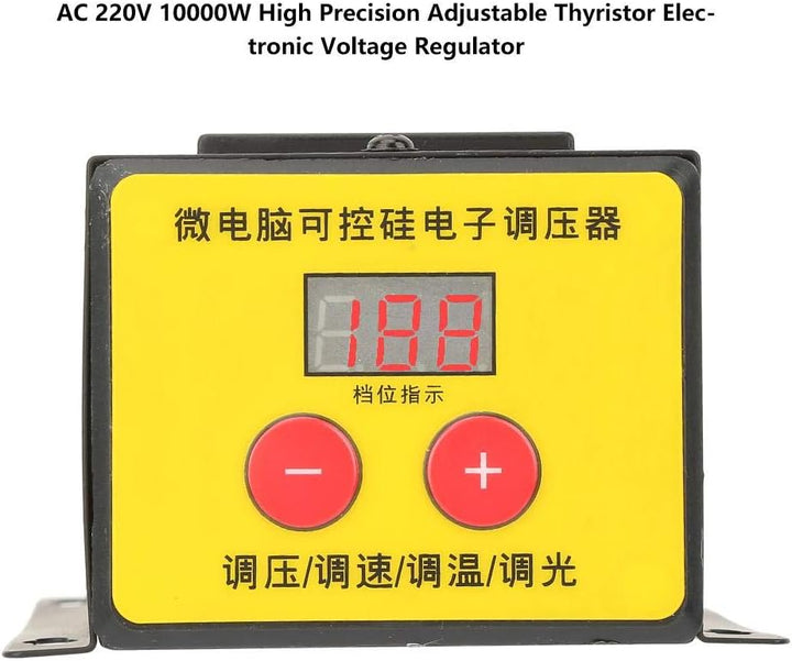 AC 220 V Spannungsregler 10000W Hochpräziser einstellbarer elektronischer Thyristor-Spannungsregler