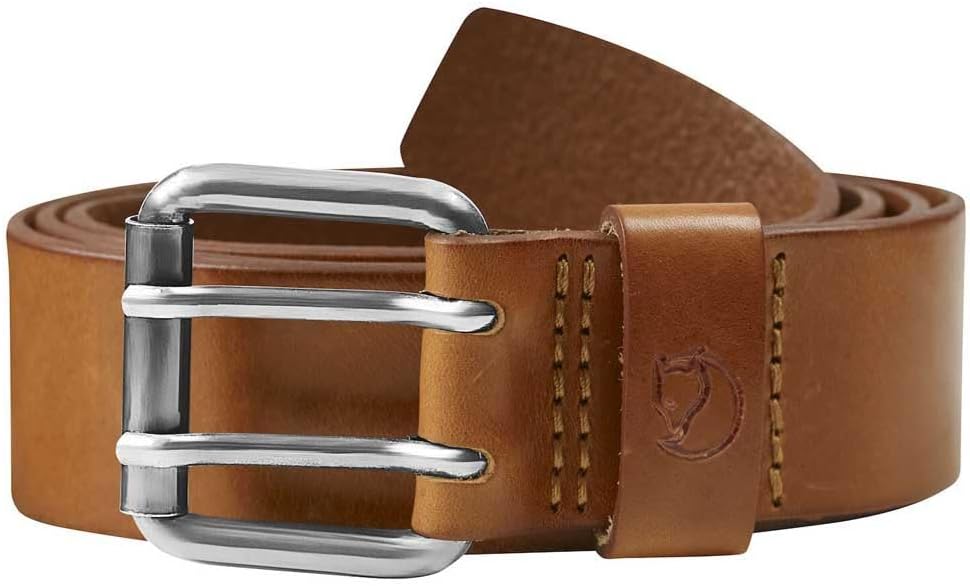 Fjällräven Unisex Singi Two-pin Belt Belt (1er Pack) 75 Leather Cognac, 75 Leather Cognac