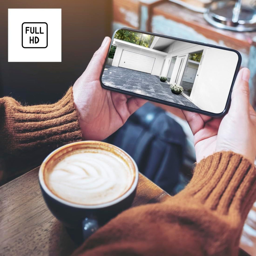 Hama Überwachungskamera WLAN (WLAN Kamera f. aussen, Outdoor-Kamera mit Sprach- u. App-Steuerung, we