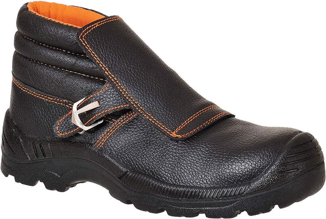 Portwest Portwest Compositelite Schweisser-Stiefel S3 HRO, Grösse: 45, Farbe: Schwarz, FW07BKR45 45