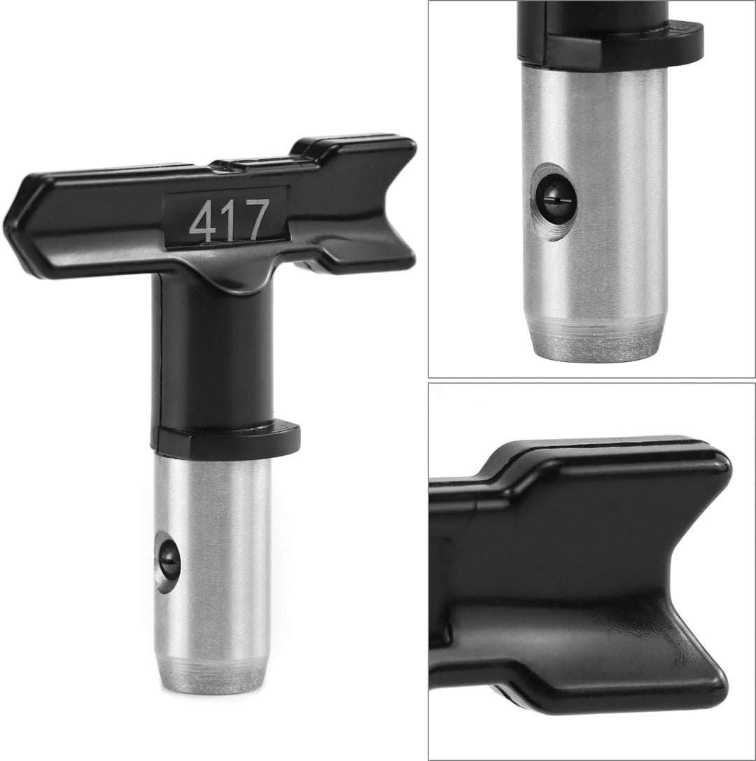 QWORK® 14-TLG Airless Düse Set Inklusive 6 Airless Farbsprühdüsen, 6 Spitzendichtung, 2 Düse Sitz, 6