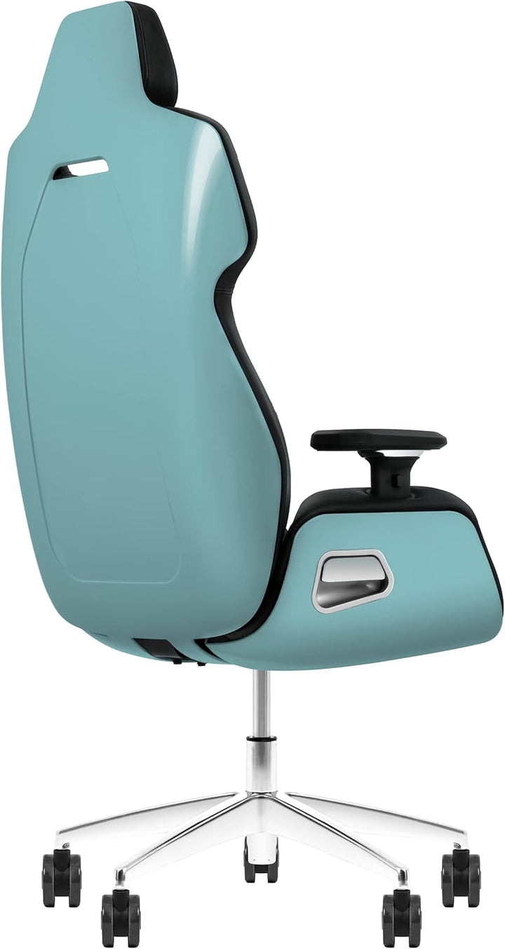 Thermaltake Argent Gaming-Stuhl, Leather, Torquoise, One Size
