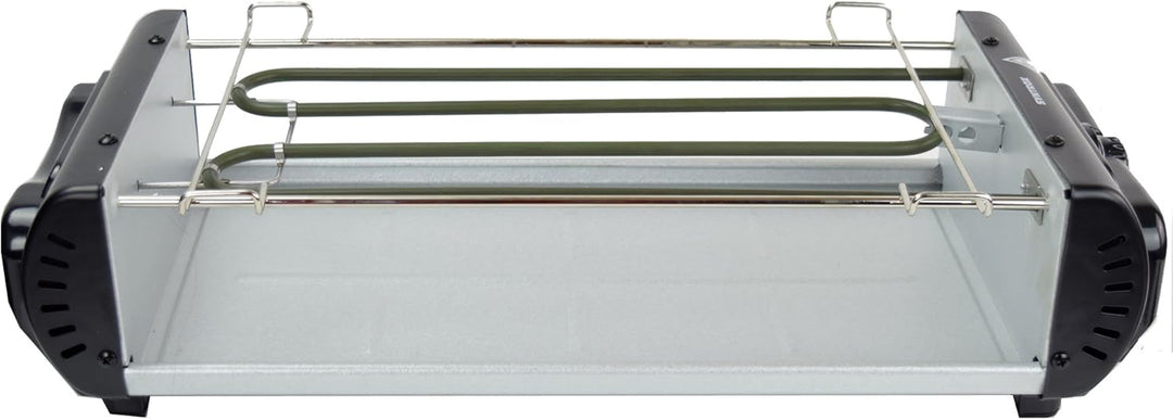 Syntrox Germany Design Glas Raclette Sitten mit Glas-Keramik Platte für 8 Personen Grill