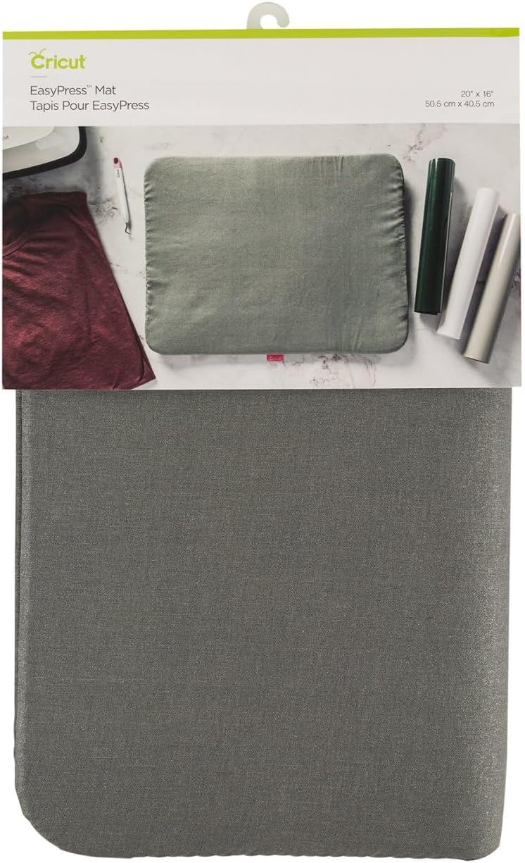 Cricut 549050 40,6 x 50,8 cm Easy Press Mat, Grau, 16"x20", 16"x20"