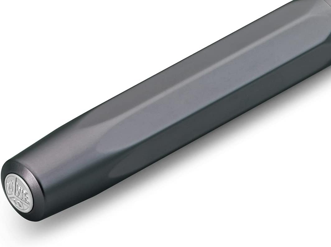 Kaweco AL Sport Anthrazit Gel- / Kugelschreiber inklusive 0,7 mm Rollerball Tintenroller Mine für Li