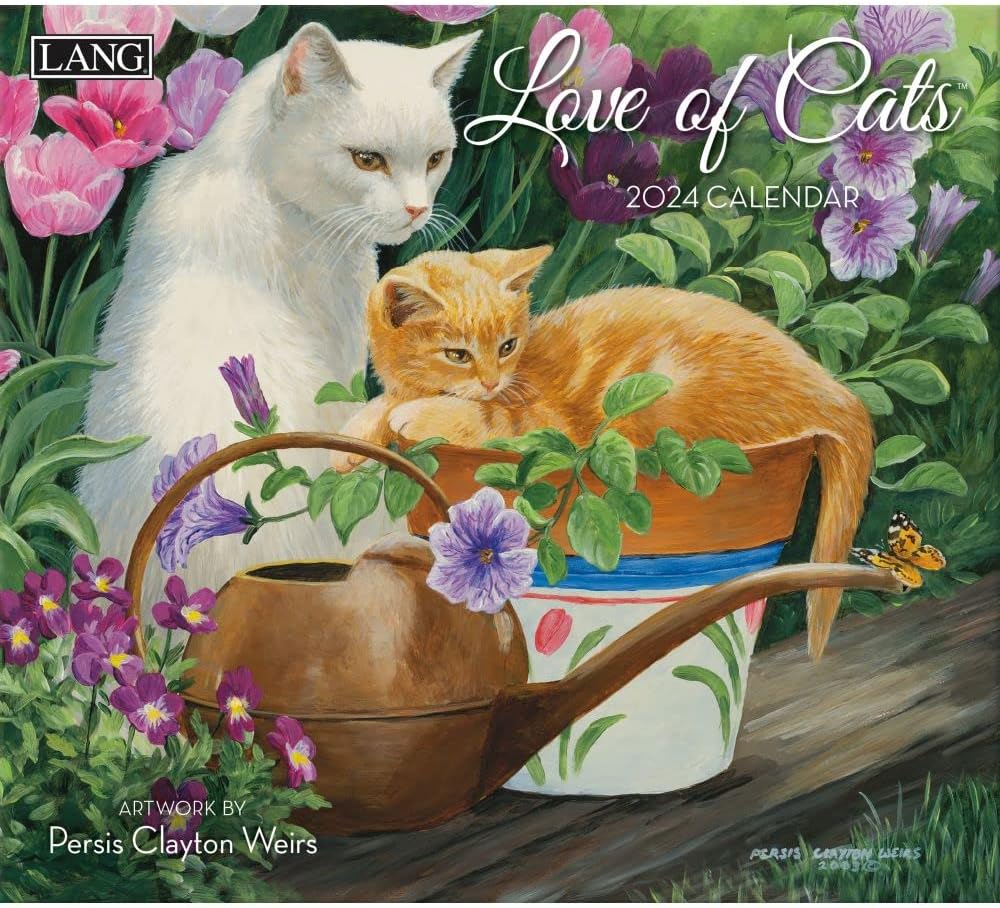 Love of Cats 2024 Wall Calendar, 2024