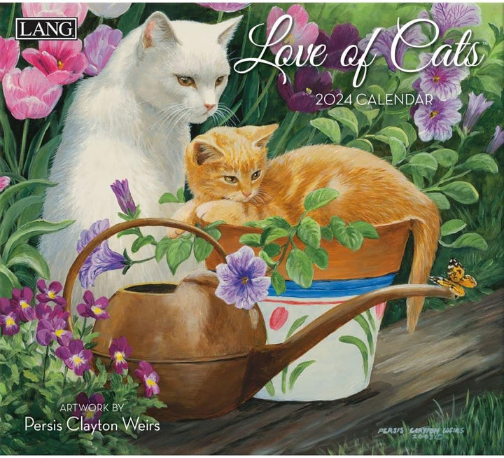 Love of Cats 2024 Wall Calendar, 2024
