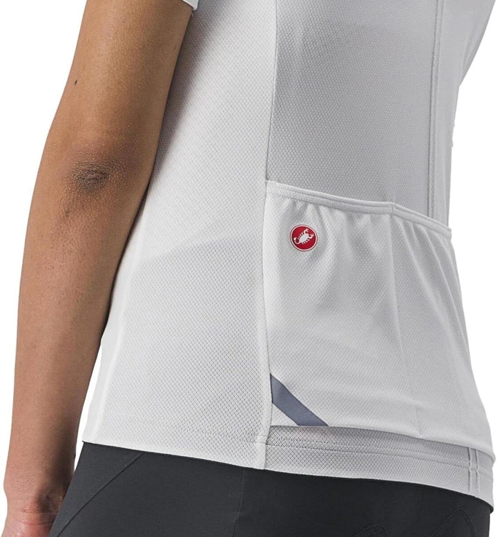 CASTELLI Damen Anima 4 Jersey T-Shirt XS Elfenbein, XS Elfenbein