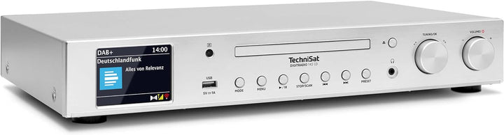 TechniSat DIGITRADIO 143 CD (V3) – Digital HiFi-Tuner, Internetradio (DAB+, UKW, Bluetooth-Audiostre