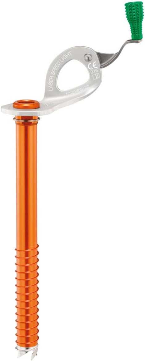 PETZL Unisex – Erwachsene Laser Speed Light Anchors 13cm Gelb, 13cm Gelb