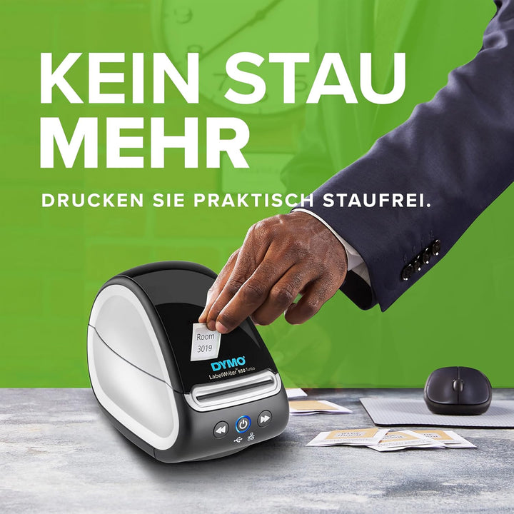 DYMO Etikettendrucker LabelWriter 550 Turbo | Beschriftungsgerät mit Hochgeschwindigkeits-Thermodire
