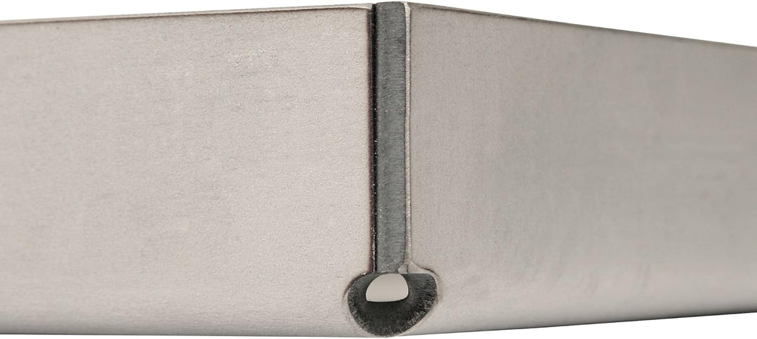 BBQ-Toro Edelstahl Grillplatte | 30 x 40 cm | BBQ Plancha passend für Weber Grill | rechteckig | uni