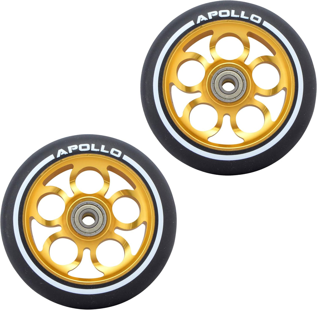 Apollo Stunt Scooter Ersatzräderset Pro Wheels - ABEC9 Kugellager, Roller Rad Ersatz-Räder passend S