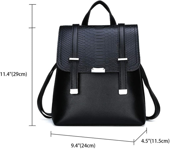 BUKESIYI Damen Tasche Rucksack Handtasche Frauen Backpack Klein Anti Diebstahl Schulrucksack Laptop