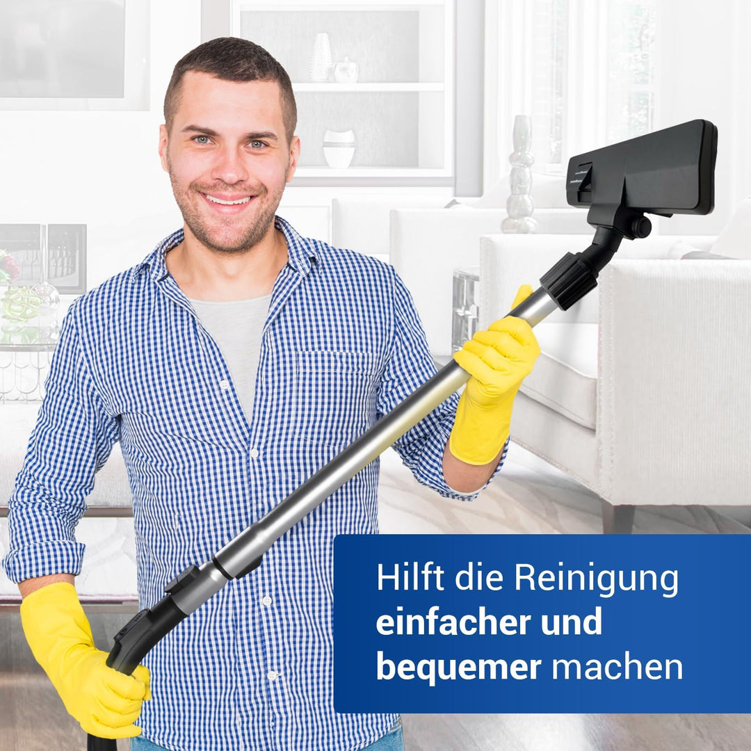 VIOKS SET Staubsauger Handgriff & Staubsaugerrohr 35mm Ø Ersatz für Miеle 9442601 & 10275580 - Griff