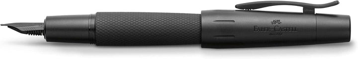 Faber-Castell 148620 - Füller e-motion Pure Black M, 1 Stück Füller Feder M schwarz, Füller Feder M