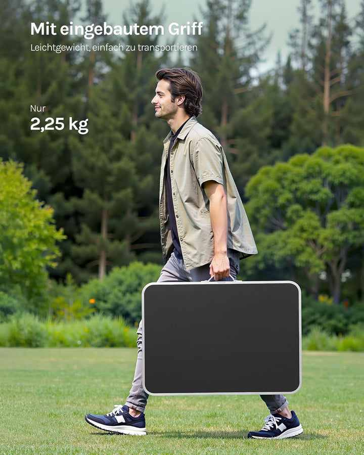 WOLTU Campingtisch Klapptisch Reisetisch mit Griff, 70x50x60cm(LxBxH) zusammenklappbar Gartentisch a