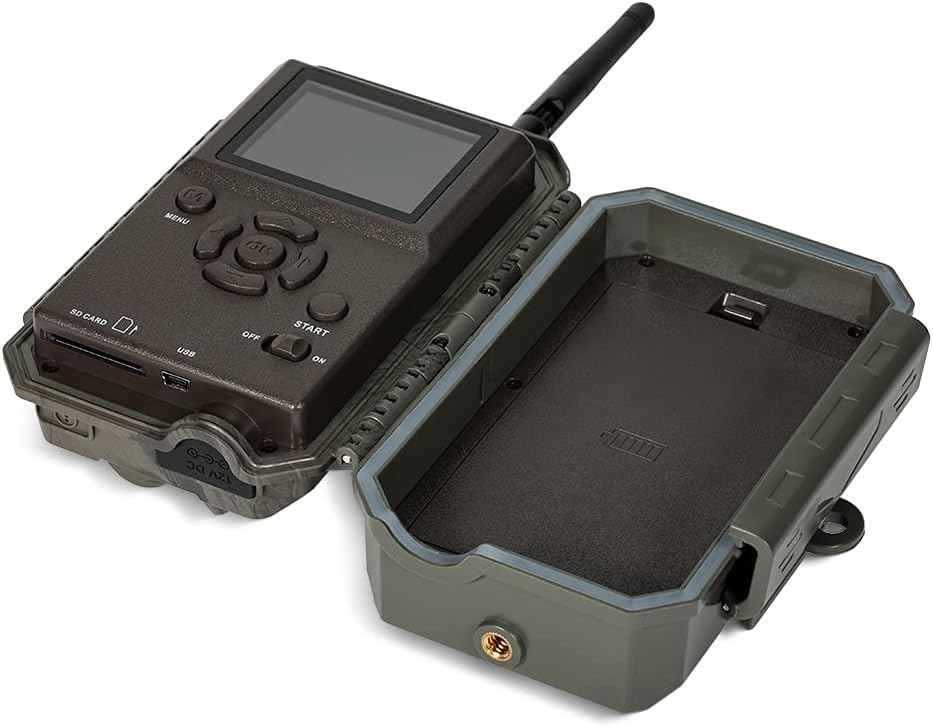 GardePro E8 Wildkamera WLAN mit App 48MP H.264 1296P Video, 27m Infrarot Nachtsicht Bewegungsmelder