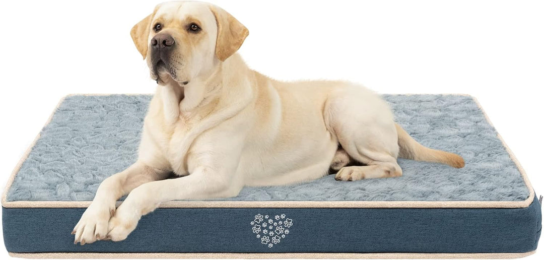 VANKEAN Hundebett wasserdichte Reversible (Kühl und Warm), Abnehmbarer Innenfutter, Flauschig Hundem