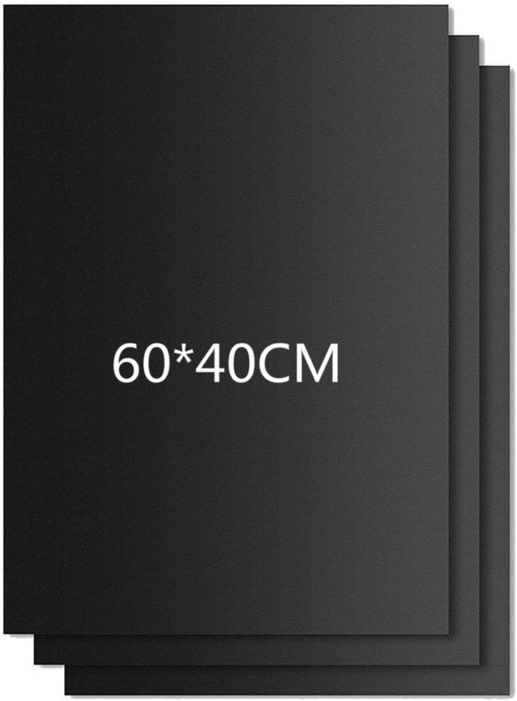 BBQ Grillmatte 60x40 - Wiederverwendbare Premium Grill und Backmatte mit Teflon Antihaftbeschichtung