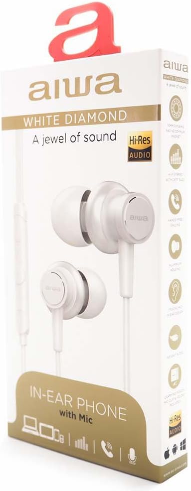 Aiwa Auriculares ESTM-500WT/WH