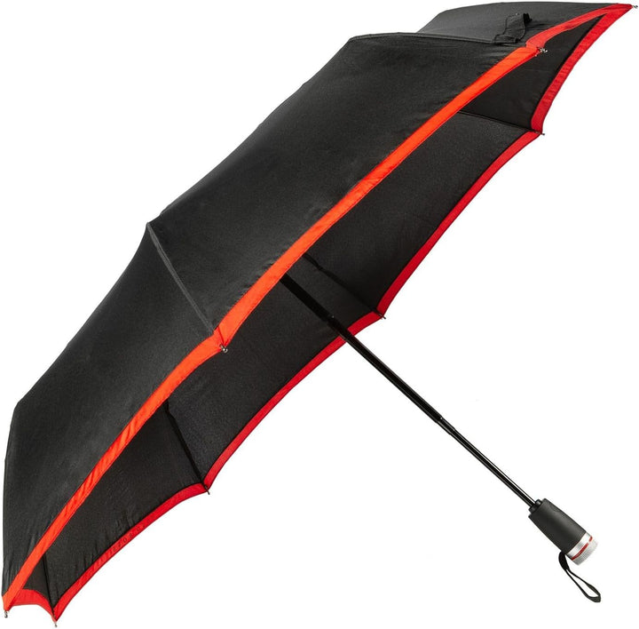 Hugo Boss Gear Regenschirm Taschenschirm aus Polyester in der Farbe Rot, Masse offen: Länge ca. 62 c