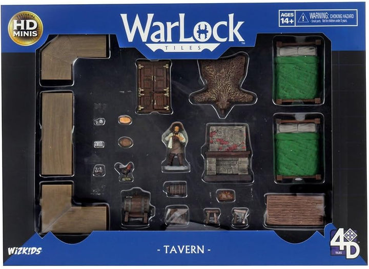 WizKids LLC, Warlock Tiles: Accessory-Tavern, Accessory, Ages 14+ WarLock Fliesen: Zubehör - Taverne