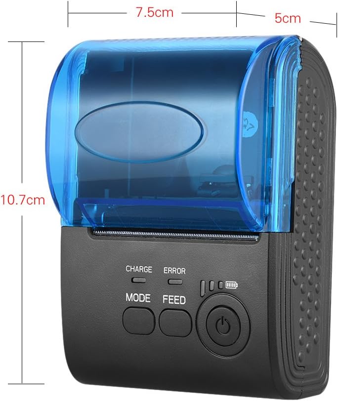 Bisofice POS-5805DD Thermodrucker für Ticket-Codes Mini Etikettendrucker 58mm Wireless USB Thermal P