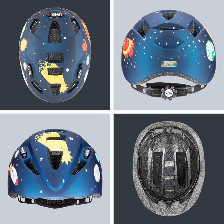 Uvex Kid 2 CC blau dark blue rocket mat 46-52 cm, dark blue rocket mat 46-52 cm