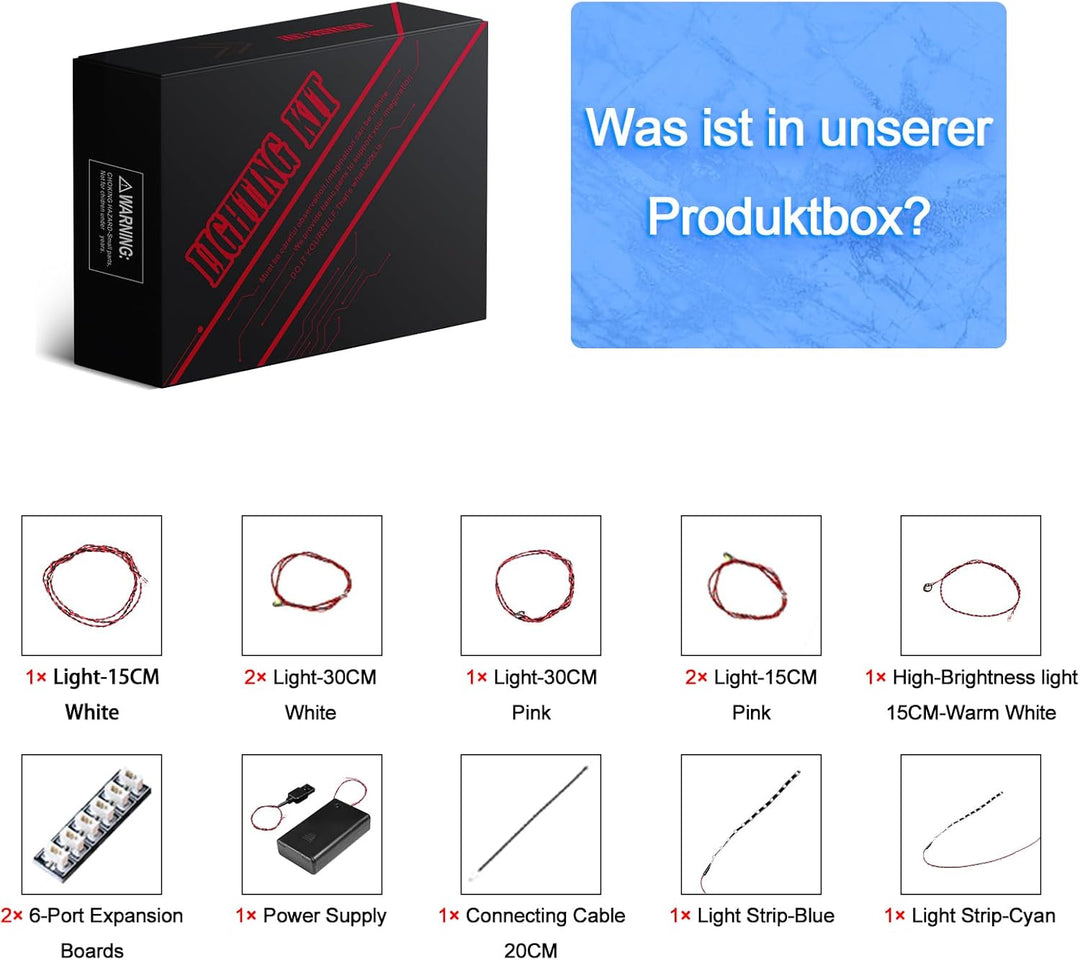 LocoLee Led Licht Set Kompatibel mit LEGO 10311 Orchidee Blumen Botanical Collection (Nur Lichter-Se