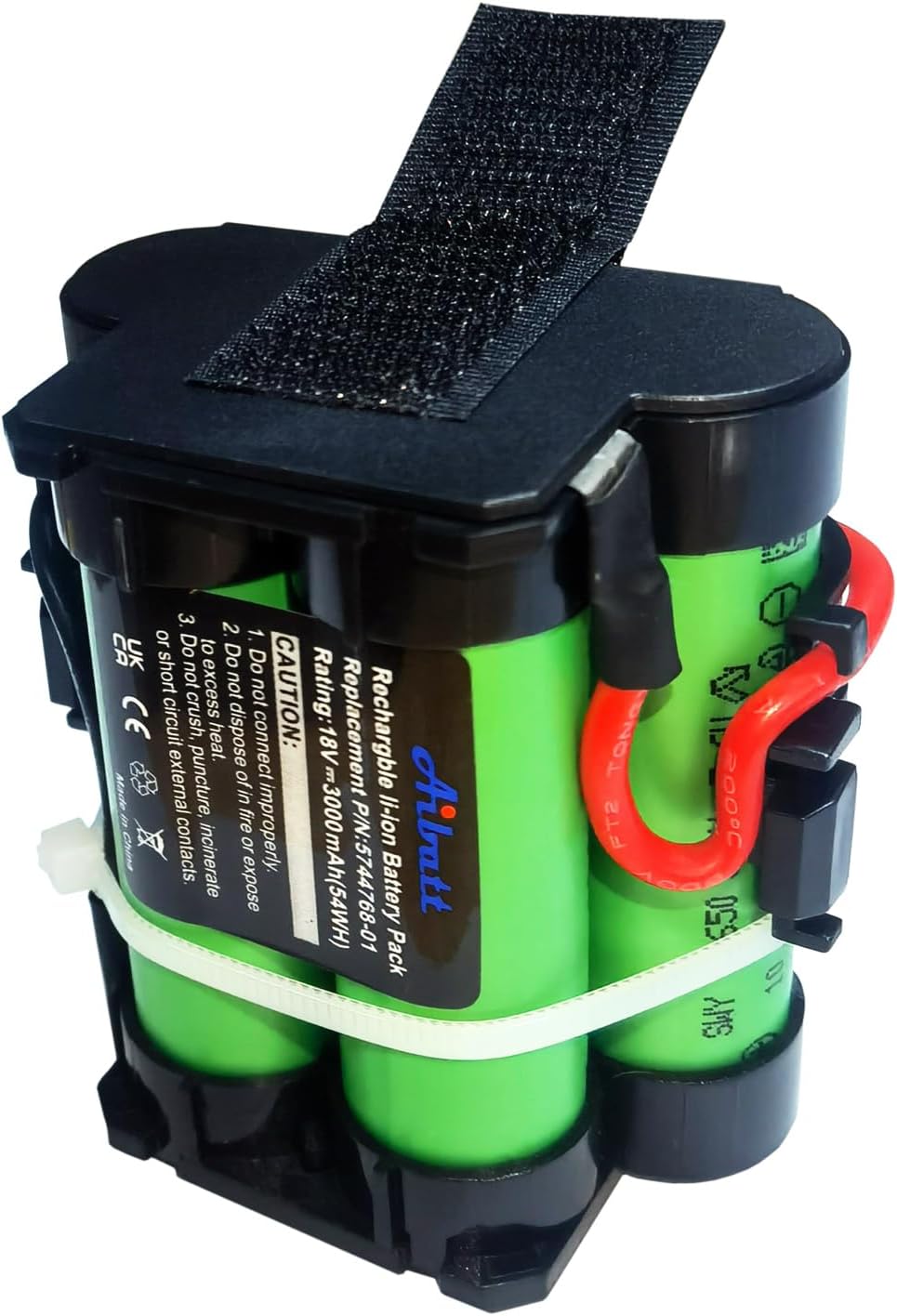 Aibatt 2.5Ah 18V Lithium Akku,Ersatzakku für Gardena R38Li,R40Li,R45Li,R50Li,R70Li,R75Li,R80Li Mähro