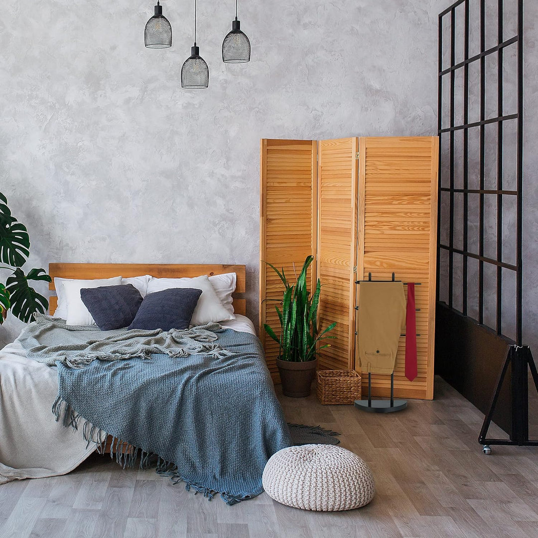 Relaxdays Handtuchständer, 3 Stangen, Metall, HxBxT 83 x 39 x 18 cm, Kleiderablage stehend, Duschtuc