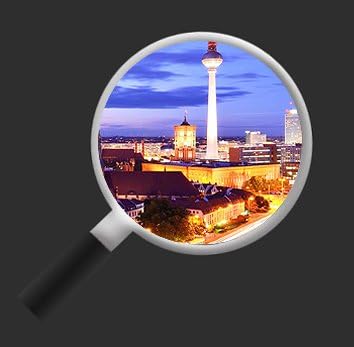 islandburner Bild Bilder auf Leinwand Berlin V2 4L XXL Poster Leinwandbild Wandbild Dekoartikel Wohn