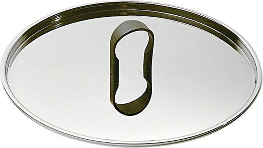 Alessi Deckel, Edelstahl, Silber, 16 x 16 x 4 cm 16.00 x 16.00 x 4 cm, 16.00 x 16.00 x 4 cm