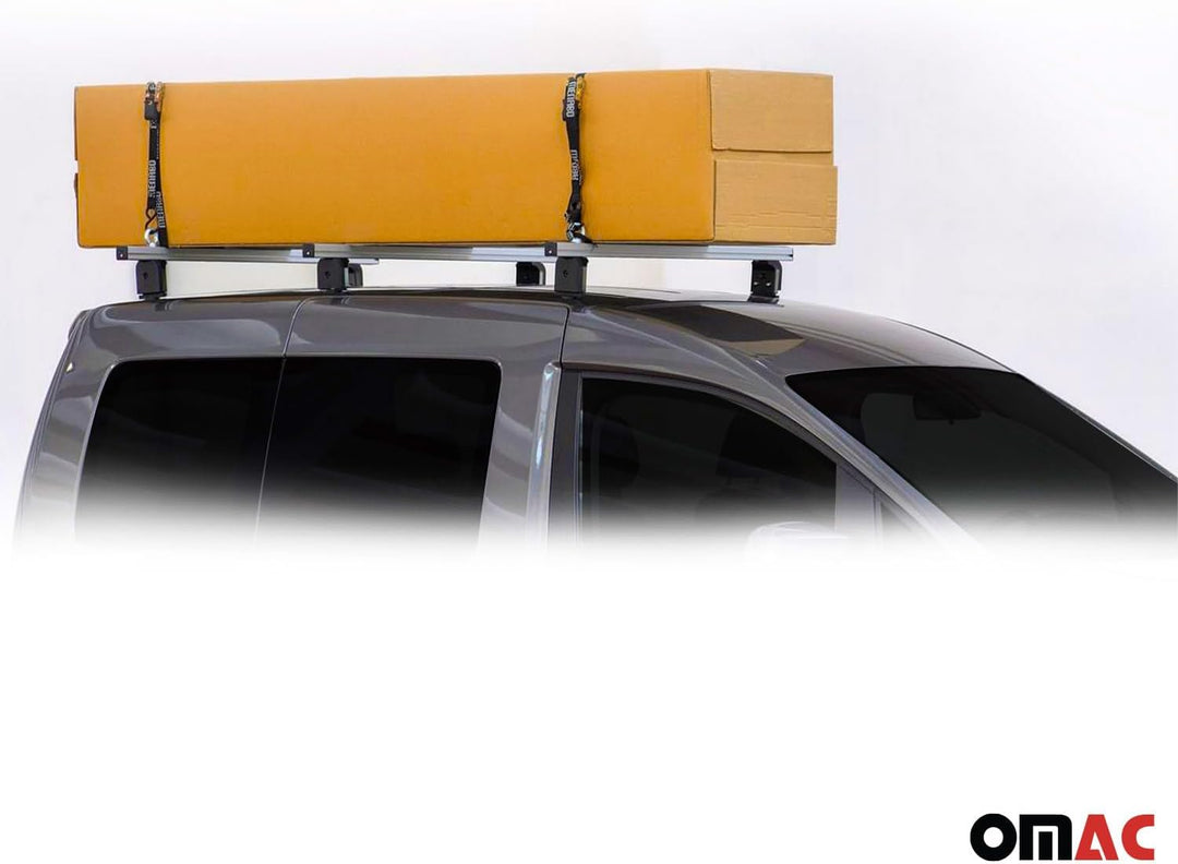 Menabo Dachträger Querträger für Nissan NV200 2009-2025 Grundträger Alu Grau 3X NV200 2009-2025 Prof