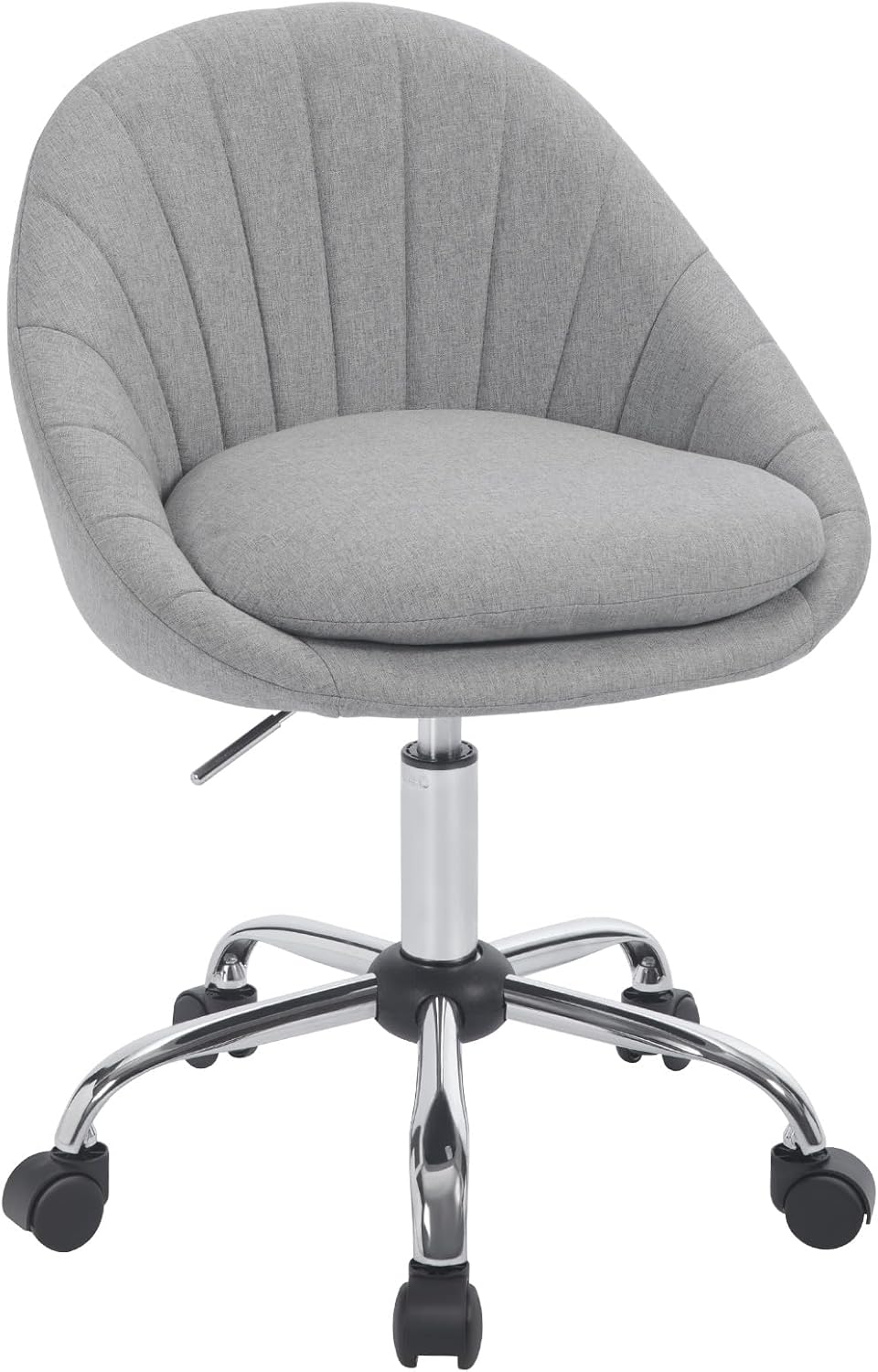 WOLTU Homeoffice Stuhl, Bürostuhl ergonomisch, Schminkstuhl drehbar, Drehstuhl mit Rollen, Schreibti