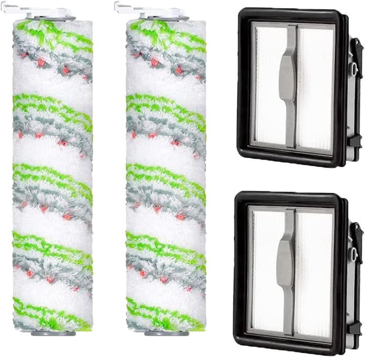 Fictezlove Zubehör Bürstenwalze für Bissell CrossWave X7 Pet Pro 2955N 3479N All in One Nass-Trocken